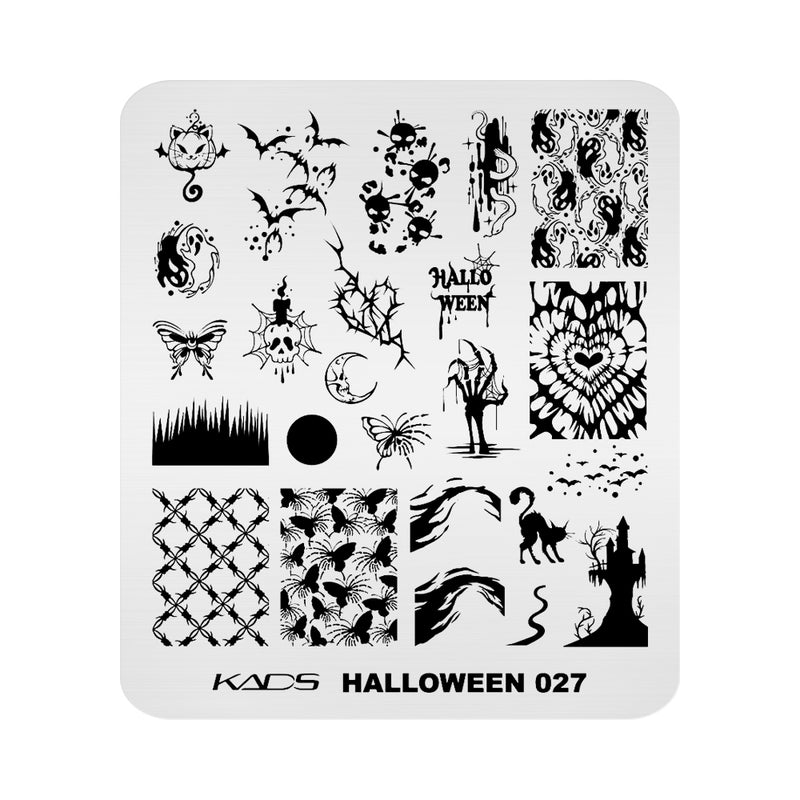 Kads - Halloween 027 Stamping Plate