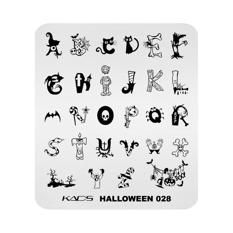 Kads - Halloween 028 Stamping Plate