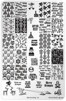 Hit The Bottle - Bah Humbug 02 Stamping Plate