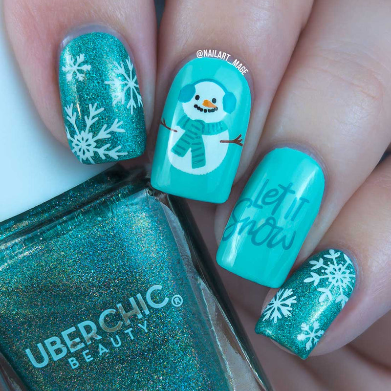 UberChic Beauty - Ho Ho Ho Stamping Plate