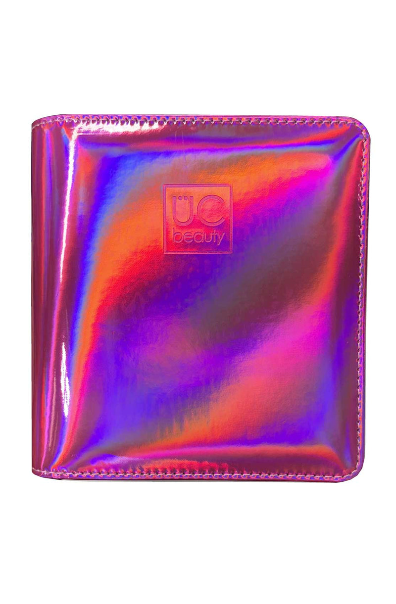 UberChic Beauty - Hot Pink Holographic Nail Stamp Storage Binder