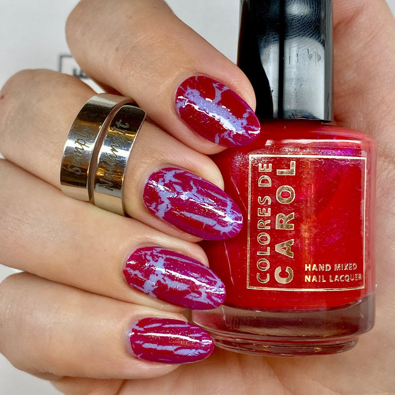 Colores de Carol - Navidazed Nail Polish (Crackle Topper)