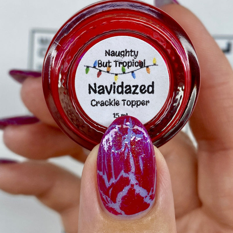 Colores de Carol - Navidazed Nail Polish (Crackle Topper)