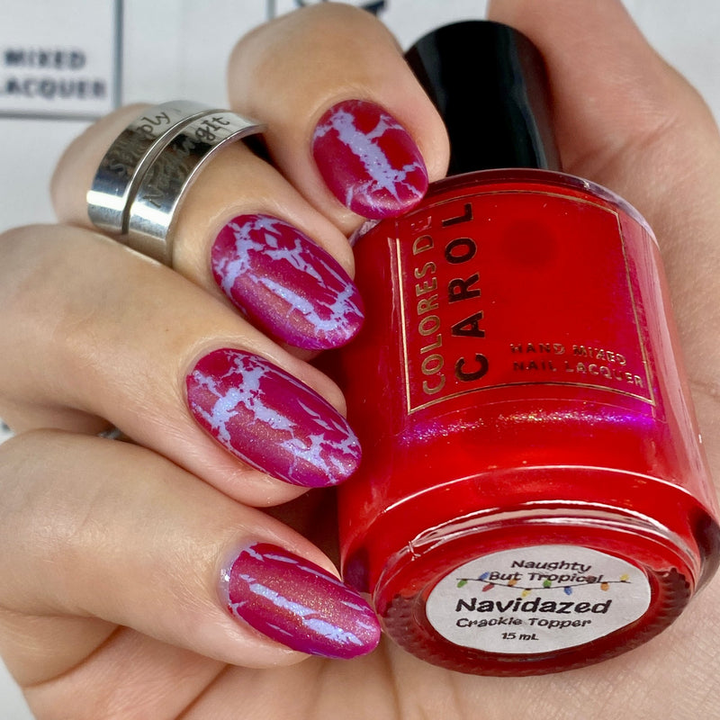 Colores de Carol - Navidazed Nail Polish (Crackle Topper)