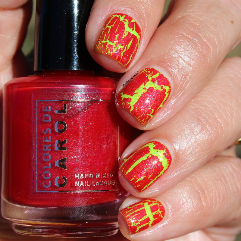 Colores de Carol - Navidazed Nail Polish (Crackle Topper)