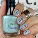 Colores de Carol - Eggshell Sky Nail Polish (Crackle Topper)