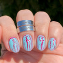 Colores de Carol - Eggshell Sky Nail Polish (Crackle Topper)