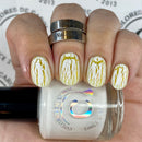 Colores de Carol - Peek-A-Glow Nail Polish (Crackle Topper)
