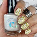 Colores de Carol - Peek-A-Glow Nail Polish (Crackle Topper)