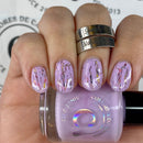 Colores de Carol - Crackin’ Lilac Nail Polish (Crackle Topper)