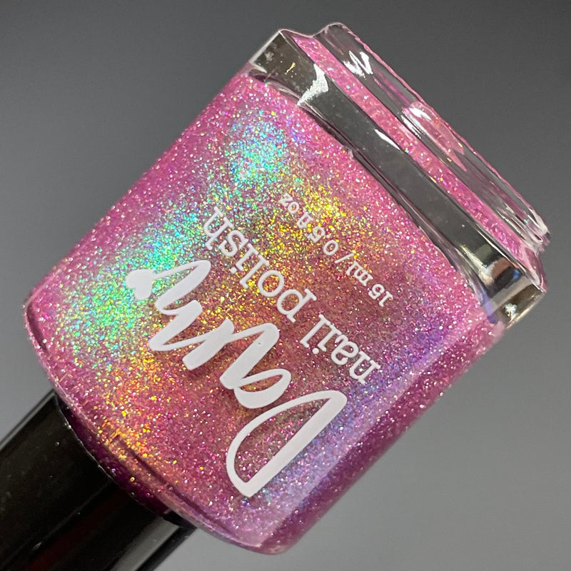 Dam Nail Polish - Golden Shellabration Nail Polish (Flash Reflective)