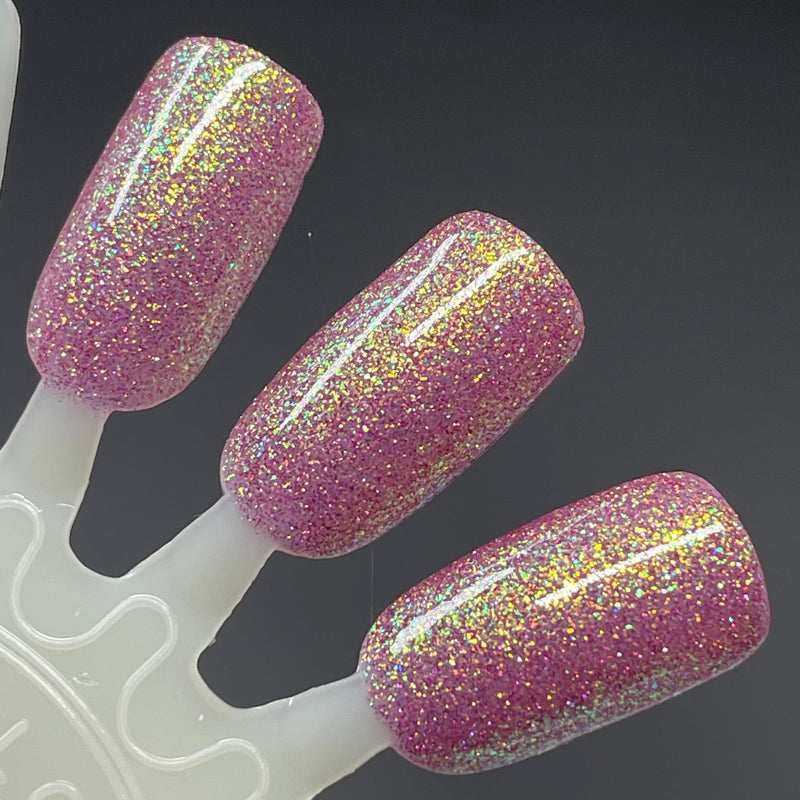 Dam Nail Polish - Golden Shellabration Nail Polish (Flash Reflective)