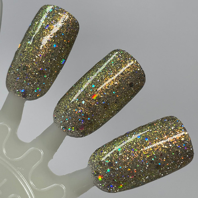 Dam Nail Polish - Sunny Side Up Nail Polish (Flash Reflective)