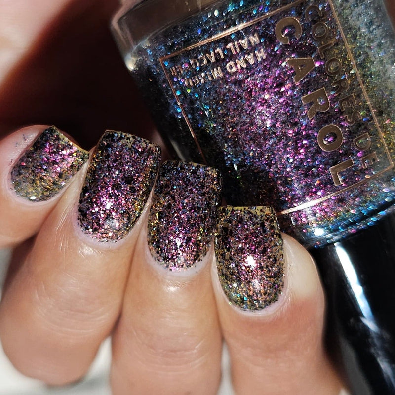 Colores de Carol - Witch's Wine Nail Polish (Flash Reflective)