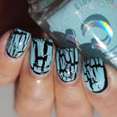 Colores de Carol - Eggshell Sky Nail Polish (Crackle Topper)