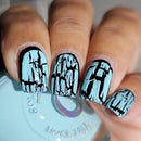 Colores de Carol - Eggshell Sky Nail Polish (Crackle Topper)