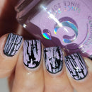Colores de Carol - Crackin’ Lilac Nail Polish (Crackle Topper)