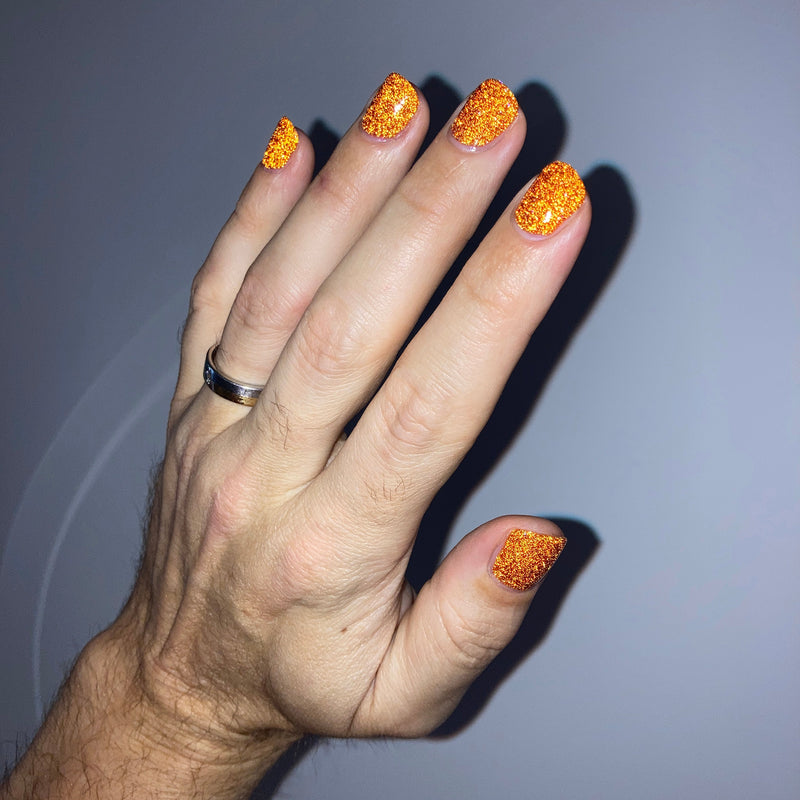 Dam Nail Polish - Apricot Preserves Nail Polish (Flash Reflective)