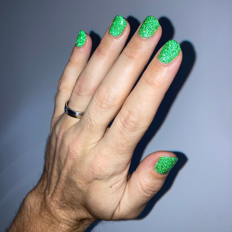 Dam Nail Polish - Mint Jelly Nail Polish (Flash Reflective)