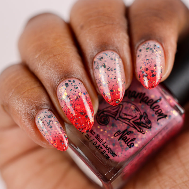 Chamaeleon Nails - Red Milk Snake Nail Polish (Thermal)- Store Exclusive