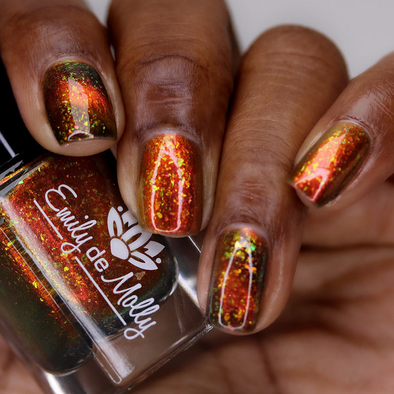 Emily De Molly - Green Flame Nail Polish (Magnetic)