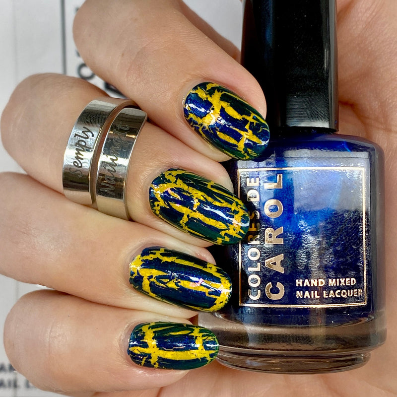 Colores de Carol - Dad is... Tough Nail Polish (Crackle Topper)