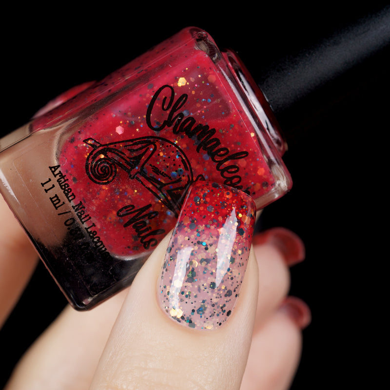 Chamaeleon Nails - Red Milk Snake Nail Polish (Thermal)- Store Exclusive