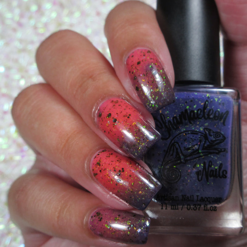 Chamaeleon Nails - Strawberry Dartfrog Nail Polish (Thermal) - Store Exclusive