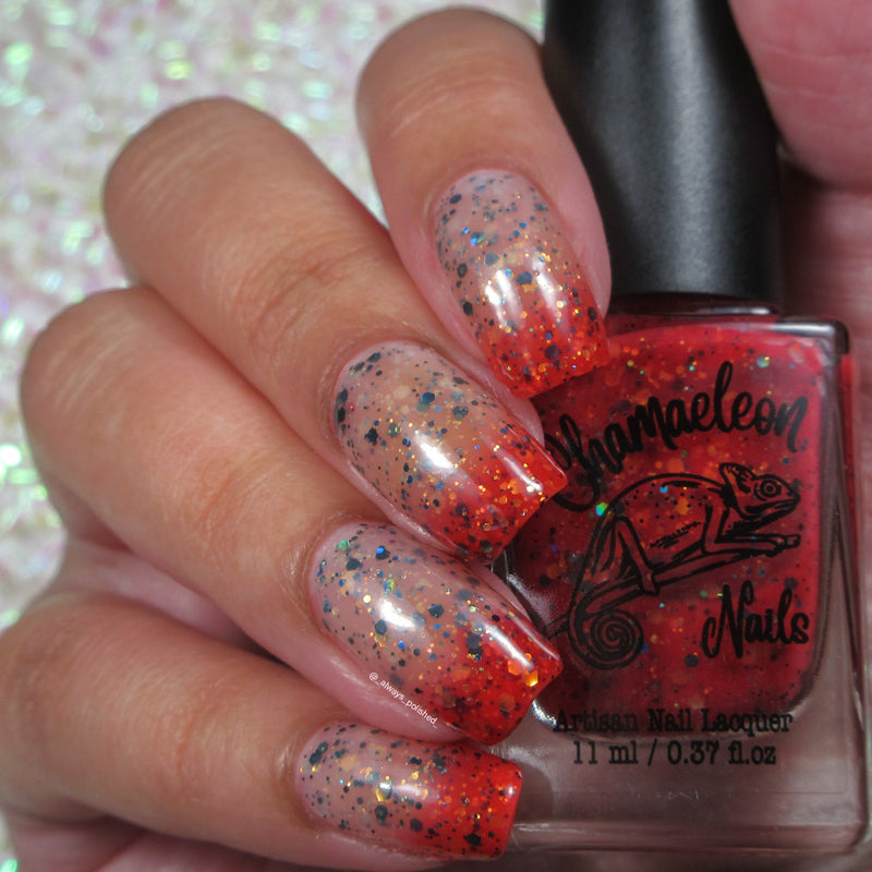 Chamaeleon Nails - Red Milk Snake Nail Polish (Thermal)- Store Exclusive