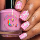 Colores de Carol - Blushin’ Break Nail Polish (Crackle Topper)