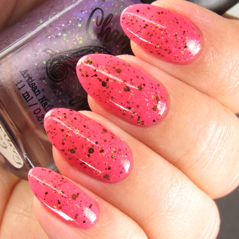 Chamaeleon Nails - Strawberry Dartfrog Nail Polish (Thermal) - Store Exclusive