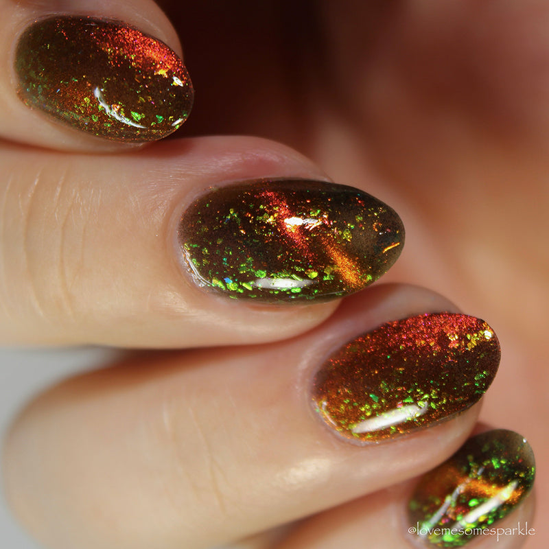 Emily De Molly - Green Flame Nail Polish (Magnetic)