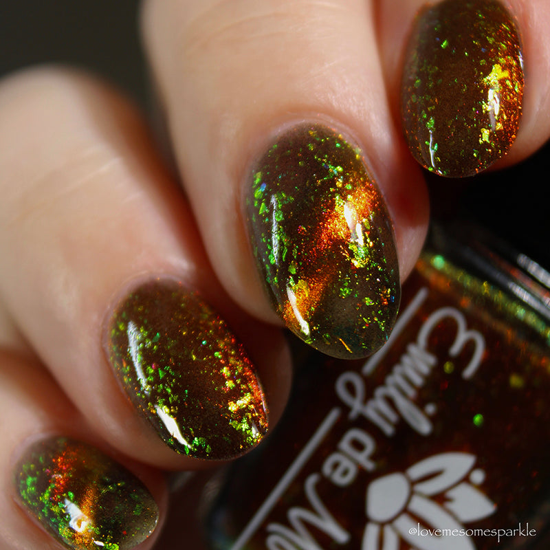 Emily De Molly - Green Flame Nail Polish (Magnetic)