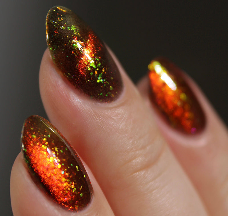 Emily De Molly - Green Flame Nail Polish (Magnetic)