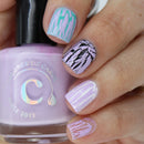 Colores de Carol - Crackin’ Lilac Nail Polish (Crackle Topper)