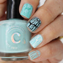 Colores de Carol - Eggshell Sky Nail Polish (Crackle Topper)