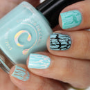 Colores de Carol - Eggshell Sky Nail Polish (Crackle Topper)