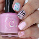 Colores de Carol - Blushin’ Break Nail Polish (Crackle Topper)