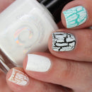 Colores de Carol - Peek-A-Glow Nail Polish (Crackle Topper)