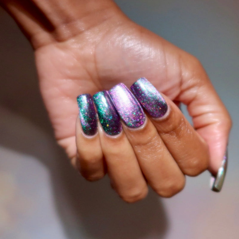 [Preorder, Ships Early Nov] F.U.N Lacquer - Mystic Aurora Nail Polish (Magnetic)