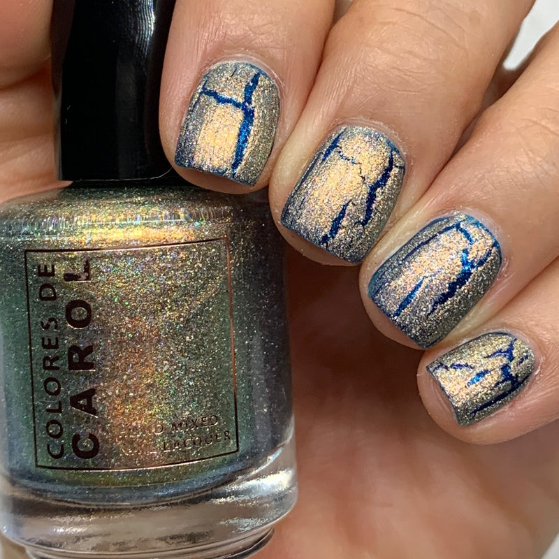 Colores de Carol - Tinsel & Tonic Nail Polish (Crackle Topper)