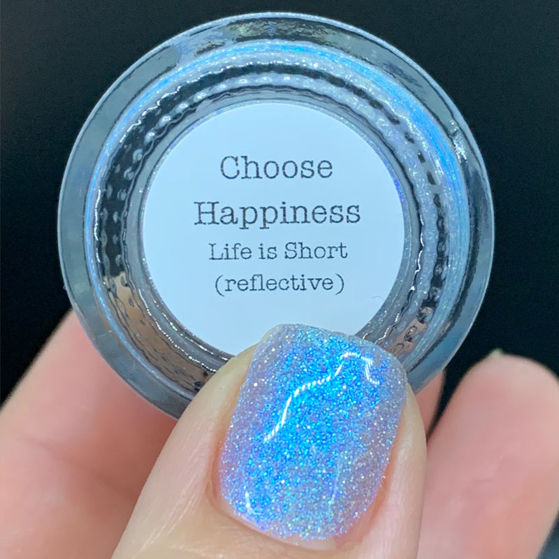 Dam Nail Polish - Choose Happiness Nail Polish (Flash Reflective)