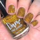 Dam Nail Polish - Champagne Sparkle Nail Polish (Flash Reflective)