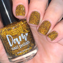 Dam Nail Polish - Champagne Sparkle Nail Polish (Flash Reflective)