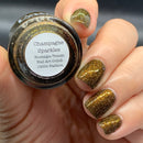 Dam Nail Polish - Champagne Sparkle Nail Polish (Flash Reflective)