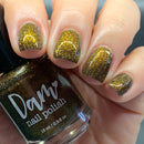 Dam Nail Polish - Champagne Sparkle Nail Polish (Flash Reflective)