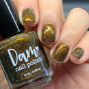 Dam Nail Polish - Champagne Sparkle Nail Polish (Flash Reflective)