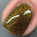 Dam Nail Polish - Champagne Sparkle Nail Polish (Flash Reflective)