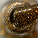 Dam Nail Polish - Champagne Sparkle Nail Polish (Flash Reflective)