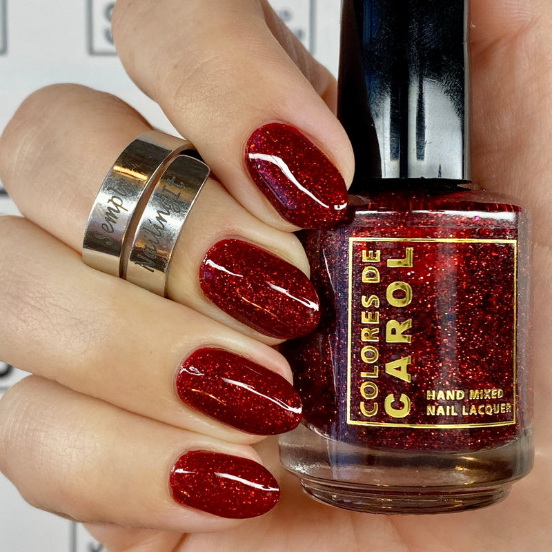 Colores de Carol - Orbiting Ruby Nail Polish